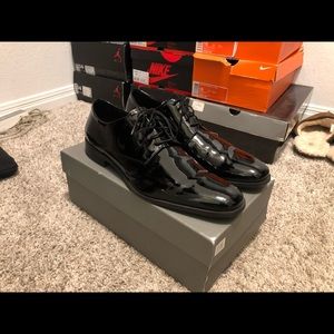 Calibrate Black Patent Leather Dress Shoes